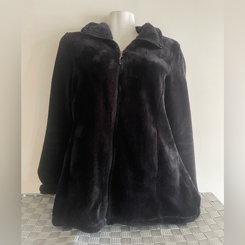 Elegant Black Teddy Jacket